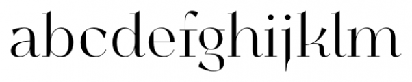 Lince Light Font LOWERCASE