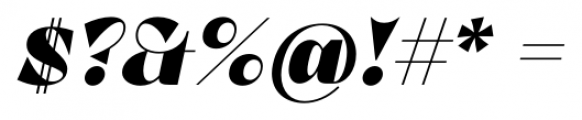Lince Sans Black Oblique Font OTHER CHARS