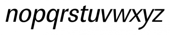Linear FS Condensed Italic Font LOWERCASE