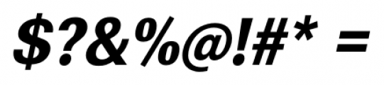 Linear FS ExtraBold Condensed Italic Font OTHER CHARS