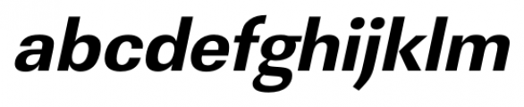 Linear FS ExtraBold Italic Font LOWERCASE