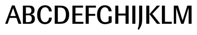 Linear FS Medium Condensed Font UPPERCASE