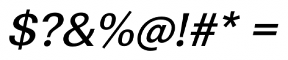 Linear FS Medium Italic Font OTHER CHARS