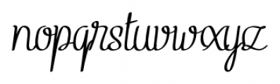 Linguine Italic Font LOWERCASE