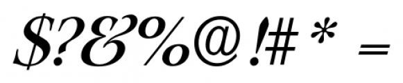 Lingwood Serial Medium Italic Font OTHER CHARS