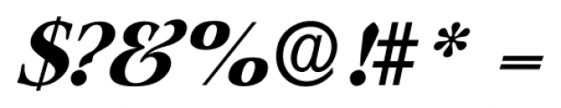 Lingwood Serial Xbold Italic Font OTHER CHARS