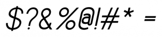 Lintel Italic Font OTHER CHARS