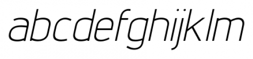 Lintel Light Italic Font LOWERCASE