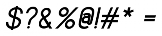 Lintel Medium Italic Font OTHER CHARS