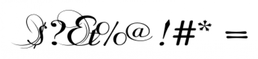LisaPiu Medium Font OTHER CHARS