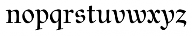 Litania Regular Font LOWERCASE