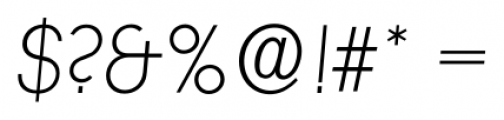Litera Serial Light Italic Font OTHER CHARS