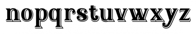 Livery Stable Regular Font LOWERCASE