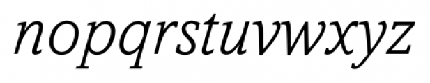 Livingston Light Italic Font LOWERCASE