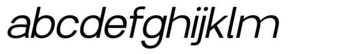 Liak Thin Italic Font LOWERCASE