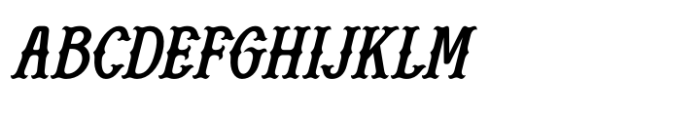 Liantero Italic Font UPPERCASE