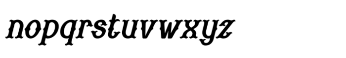 Liantero Italic Font LOWERCASE