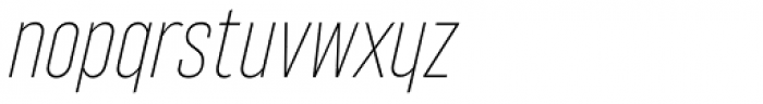 Libel Suit ExtraLight Italic Font LOWERCASE