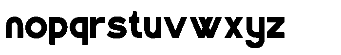Libertas Font LOWERCASE