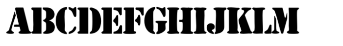 Liberty Stencil Regular FONT