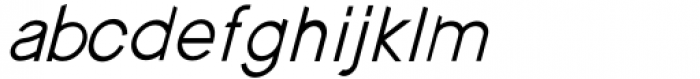 Librada Pro Thin Italic Font LOWERCASE