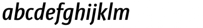 Libre Pro SemiBold Italic Font LOWERCASE