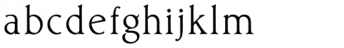 Librum E Book Font LOWERCASE