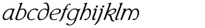 Librum Italic Font LOWERCASE