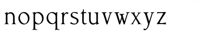 Librum Regular Font LOWERCASE