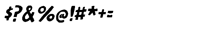 Lick Your Heart Italic Font OTHER CHARS
