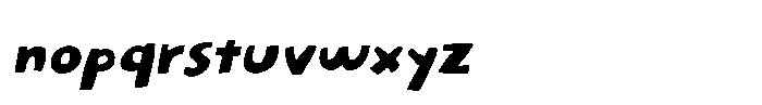 Lick Your Heart Italic Font LOWERCASE