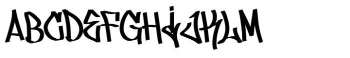 Lickos Graffiti Regular Font UPPERCASE