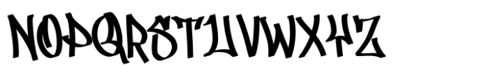 Lickos Graffiti Regular Font UPPERCASE