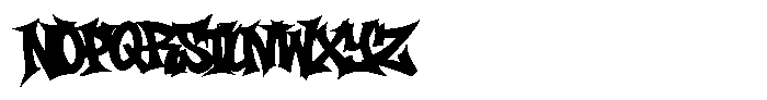 Lidakz One Bold Font UPPERCASE