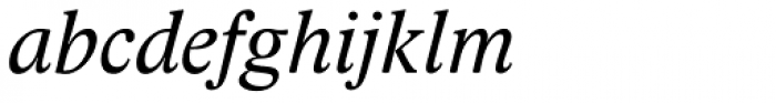 Lido STF Italic Font LOWERCASE