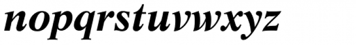 Life Bold Italic Font LOWERCASE