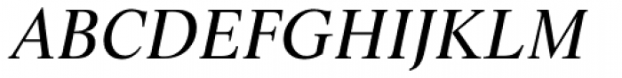 Life EF Italic Font UPPERCASE