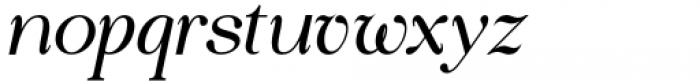 Liferdas Light Italic Font LOWERCASE
