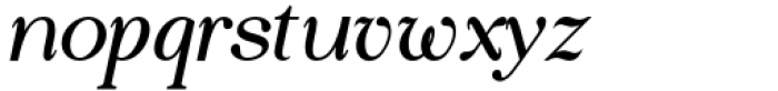 Liferdas Regular Italic Font LOWERCASE