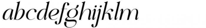 Liferdas Thin Italic Font LOWERCASE