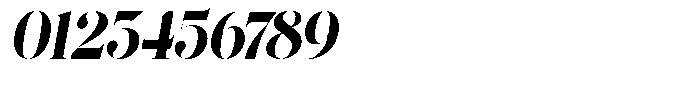 Lifestyle Icons Bold Slanted Font OTHER CHARS