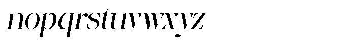Lifestyle Icons Light Slanted Font LOWERCASE