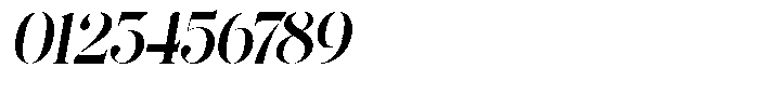 Lifestyle Icons Medium Slanted Font OTHER CHARS