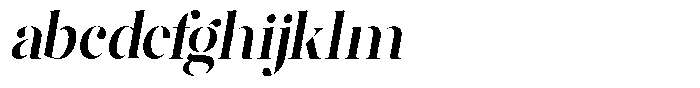 Lifestyle Icons Medium Slanted FONT
