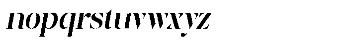 Lifestyle Icons Medium Slanted Font LOWERCASE