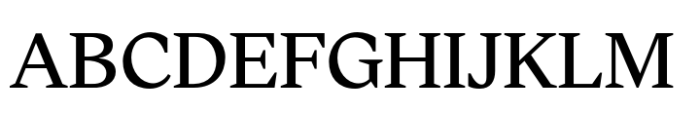 Ligaturess Serif Medium Font UPPERCASE