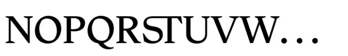 Ligaturess Serif Medium Font UPPERCASE