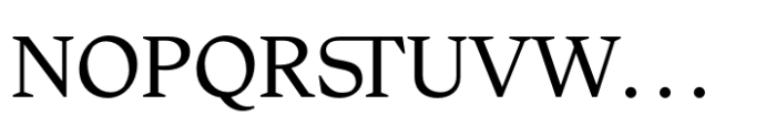 Ligaturess Serif Regular Font UPPERCASE
