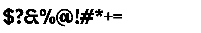Light Brown Display Font OTHER CHARS