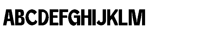 Light Brown Display Font UPPERCASE